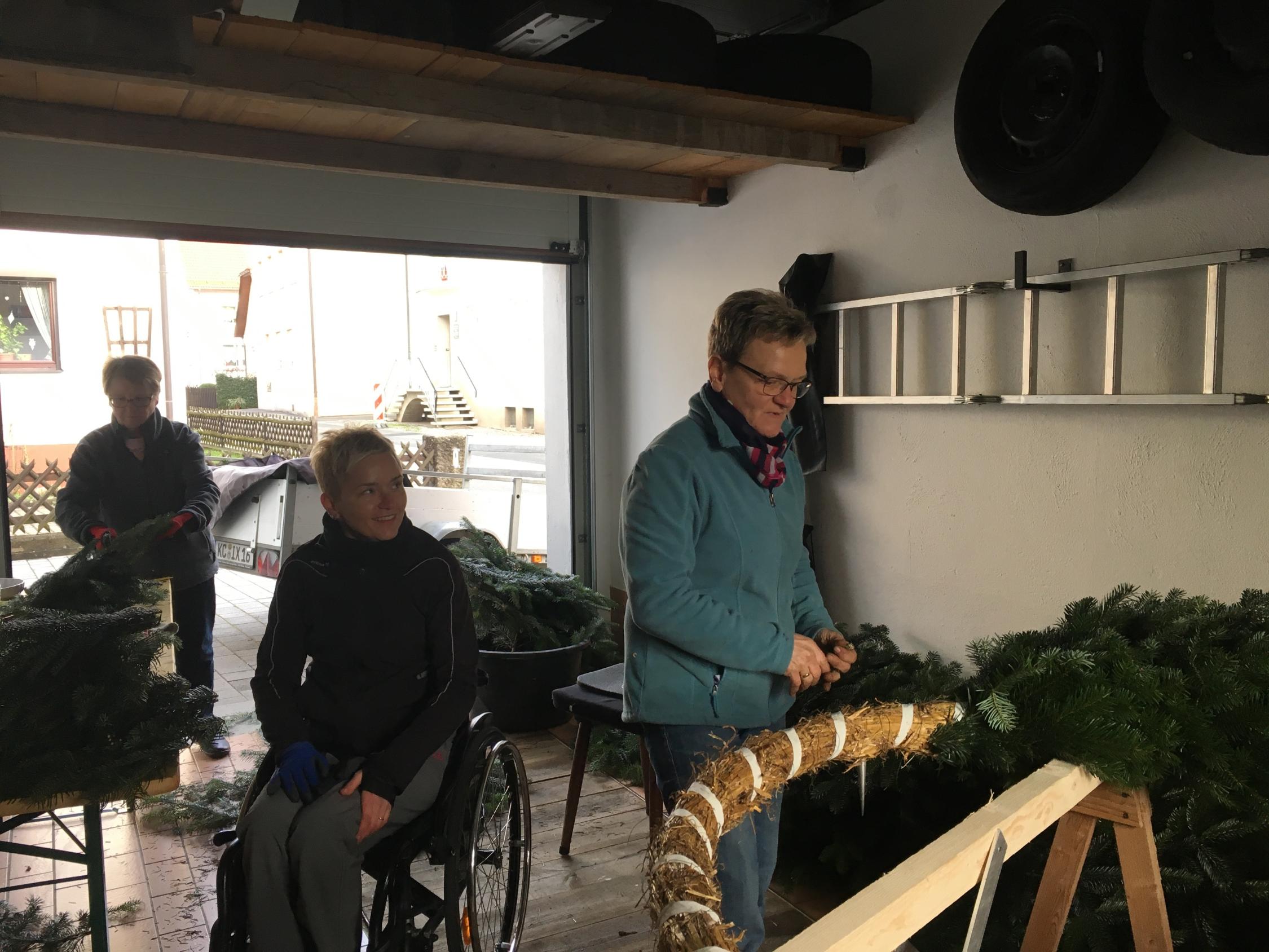 Adventskranz binden 1