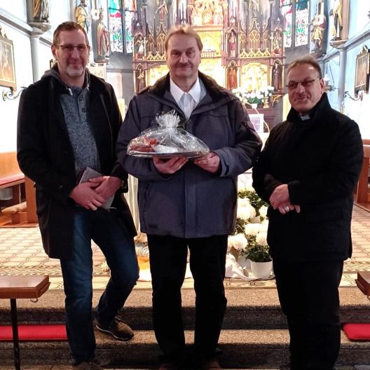 25 Jahre Jubiläum des Organisten Martin Franz