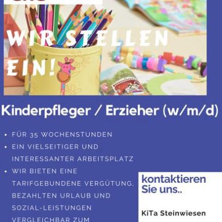 Kinderpfleger / Erzieher gesucht